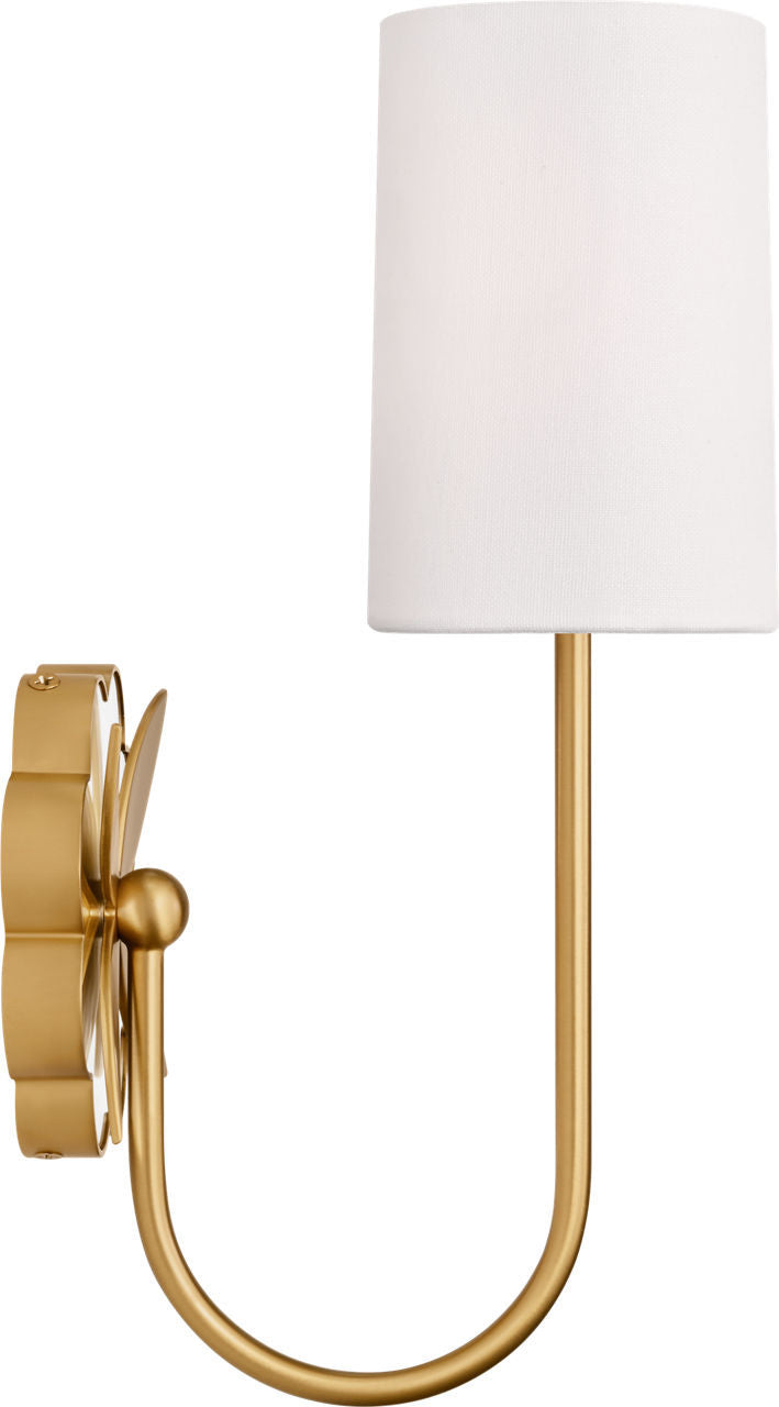 Applique murale 1 lumière | Burnished Brass | Spencer