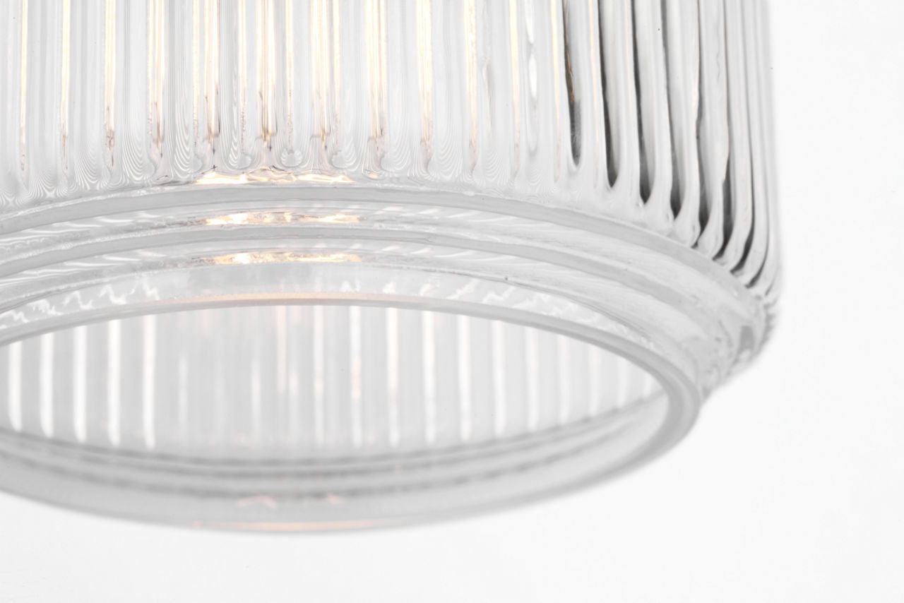 Applique de salle de bain 1 lumière | Polished Nickel | Barstow
