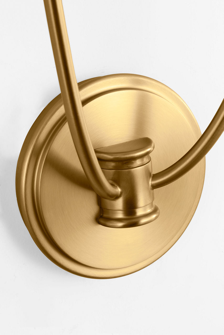 Applique murale 2 lumières | Burnished Brass | Marina