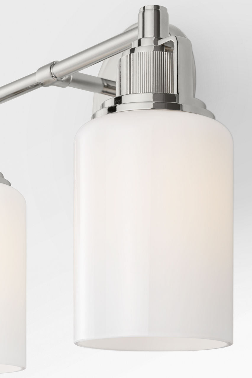 Applique de salle de bain 2 lumières | Polished Nickel | Ashford