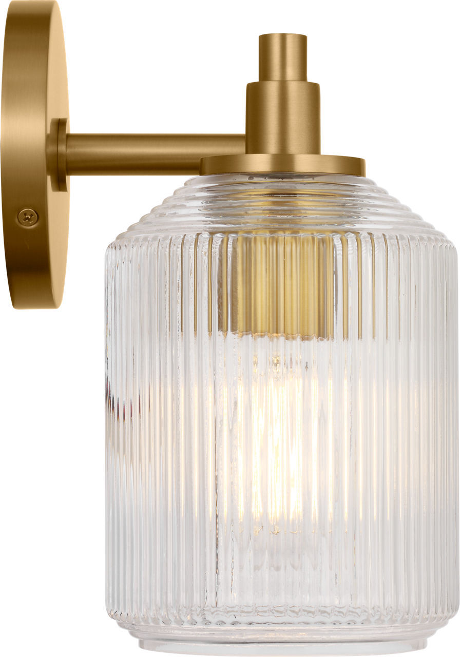 Applique de salle de bain 2 lumières | Burnished Brass | Barstow