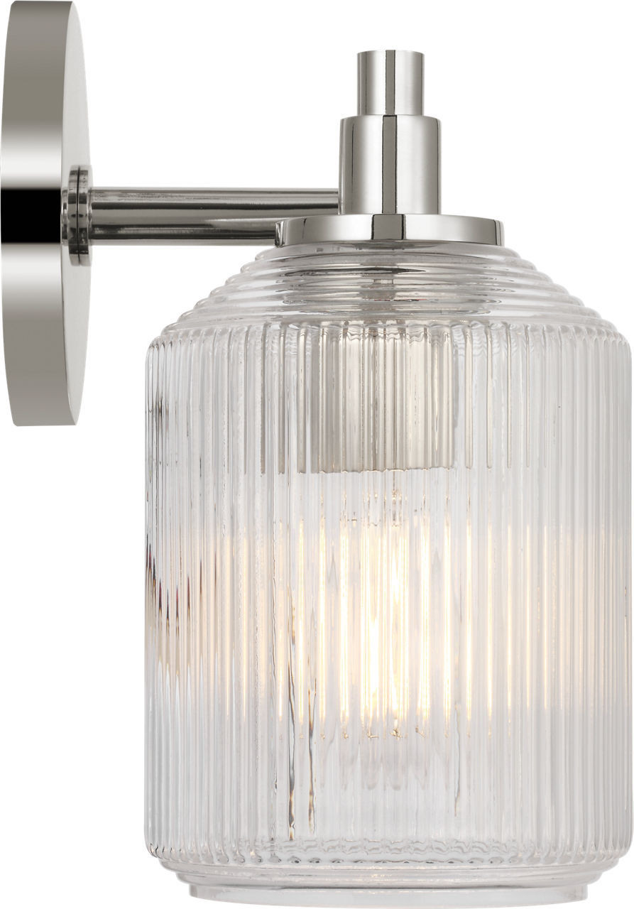 Applique de salle de bain 2 lumières | Polished Nickel | Barstow
