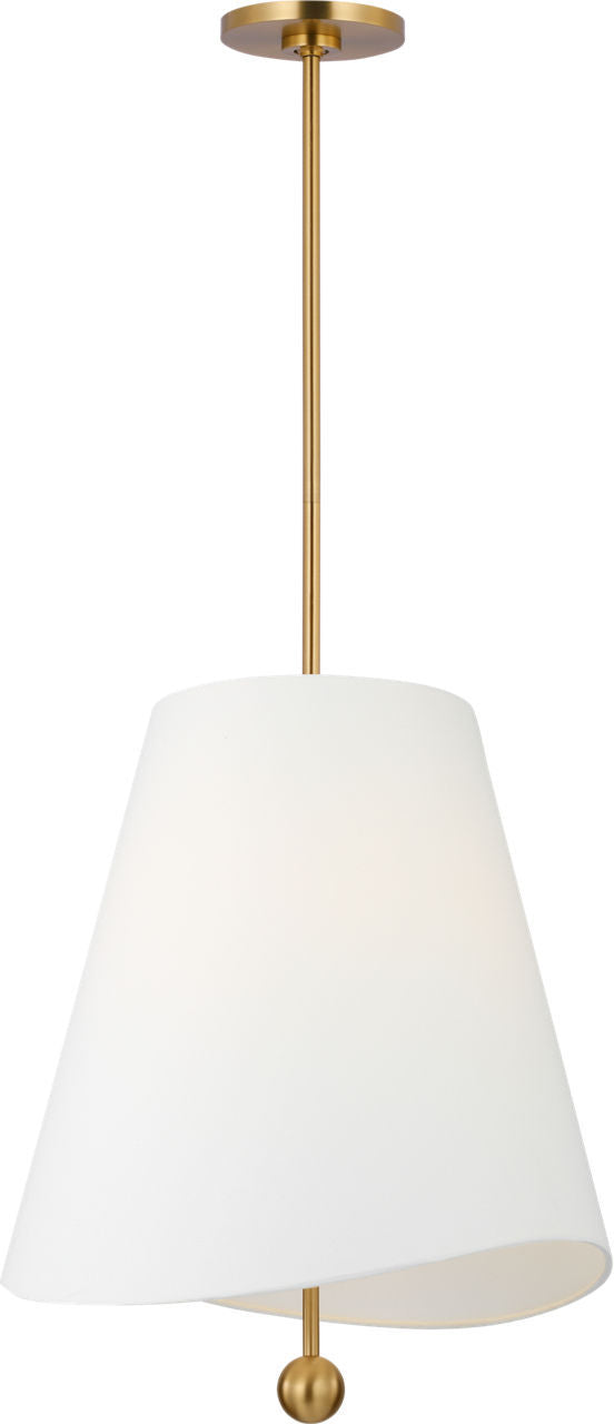 Hanging Shade 3 lumières | Burnished Brass | Beauvoir