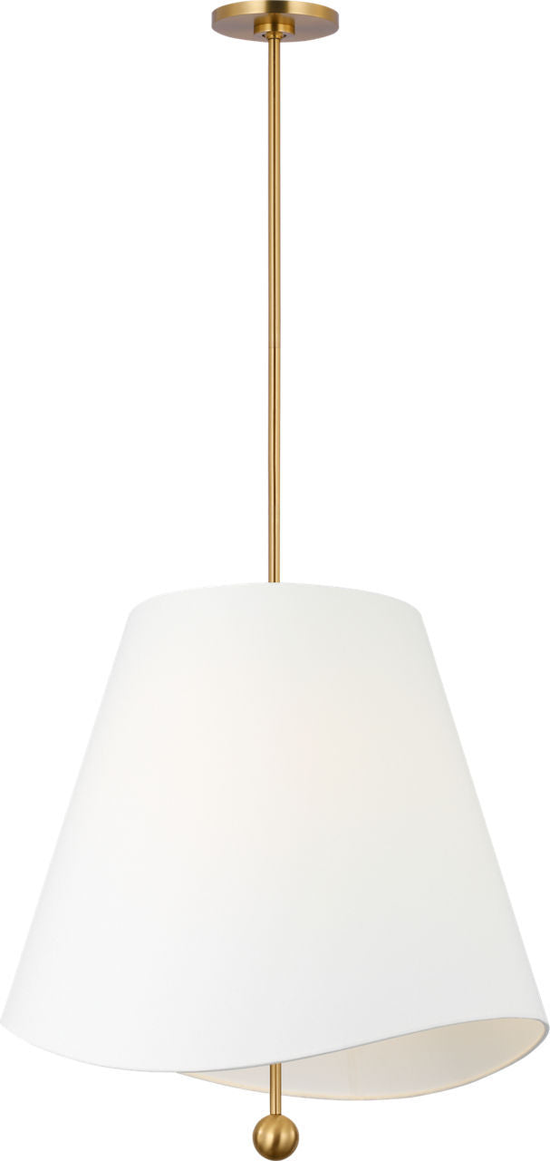 Hanging Shade 4 lumières | Burnished Brass | Beauvoir