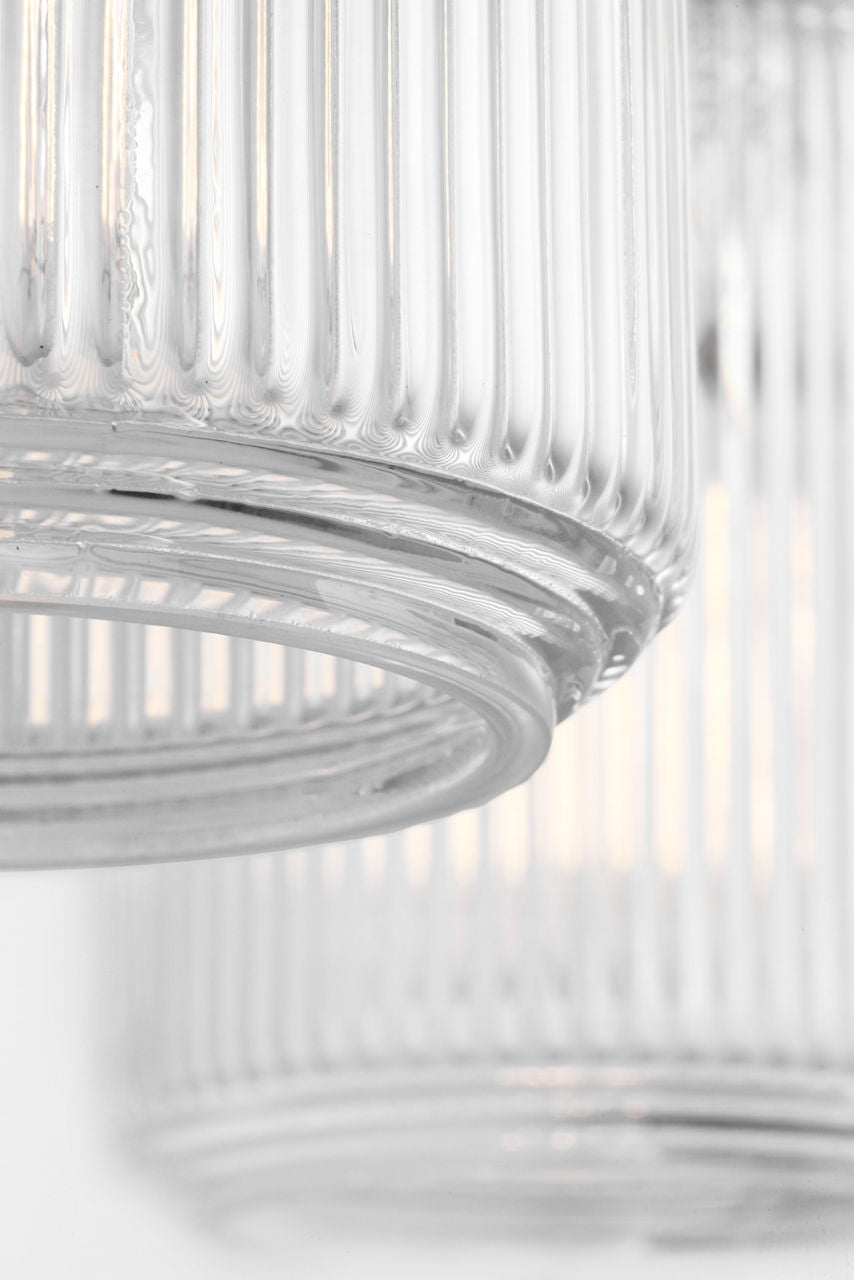 Applique de salle de bain 3 lumières | Polished Nickel | Barstow