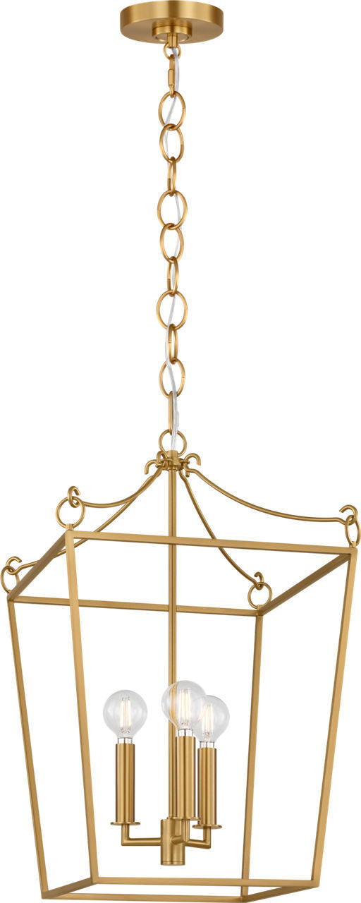 Lanterne 3 lumières | Burnished Brass | Carlyle