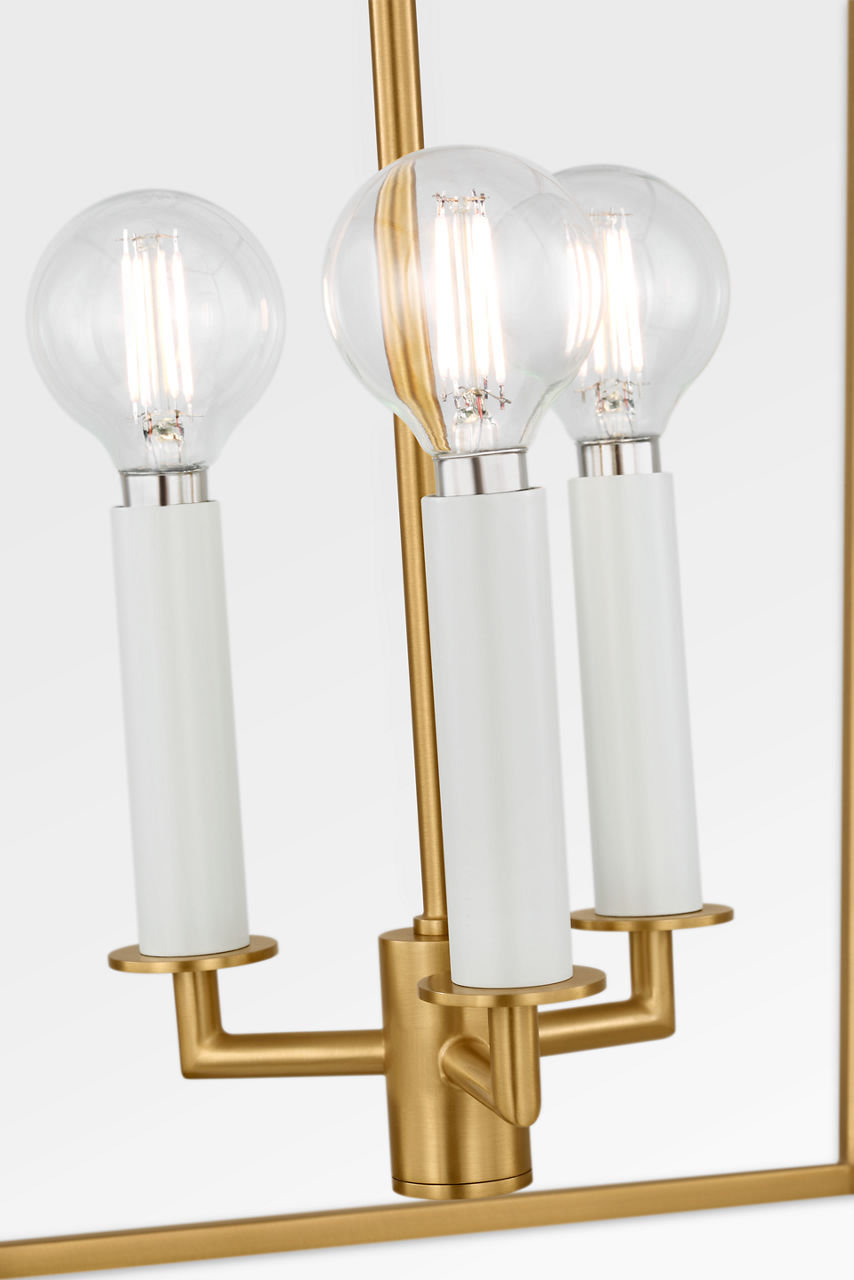 Lanterne 3 lumières | Burnished Brass | Carlyle