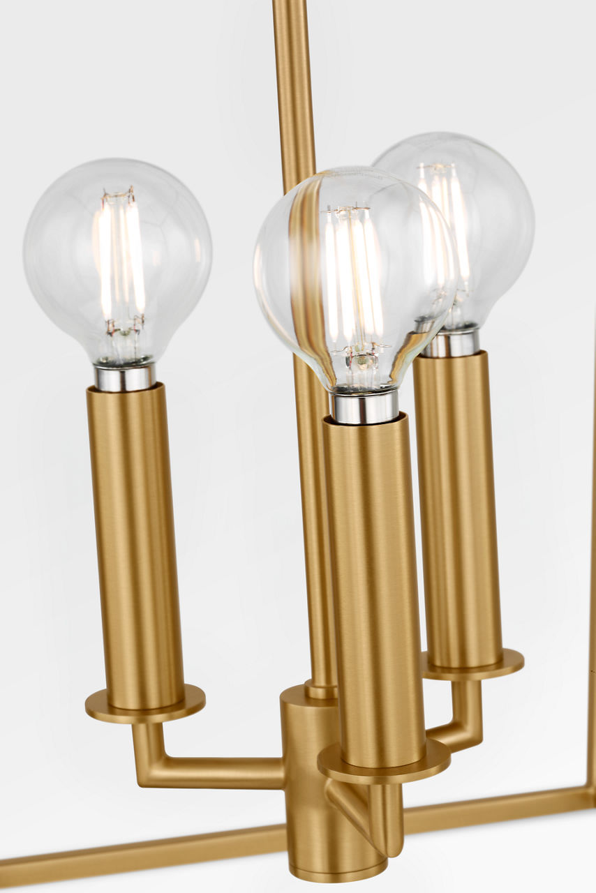 Lanterne 3 lumières | Burnished Brass | Carlyle
