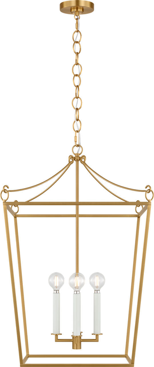 Lanterne 4 lumières | Burnished Brass | Carlyle