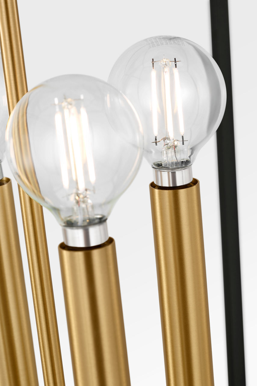 Lanterne 4 lumières | Burnished Brass | Carlyle
