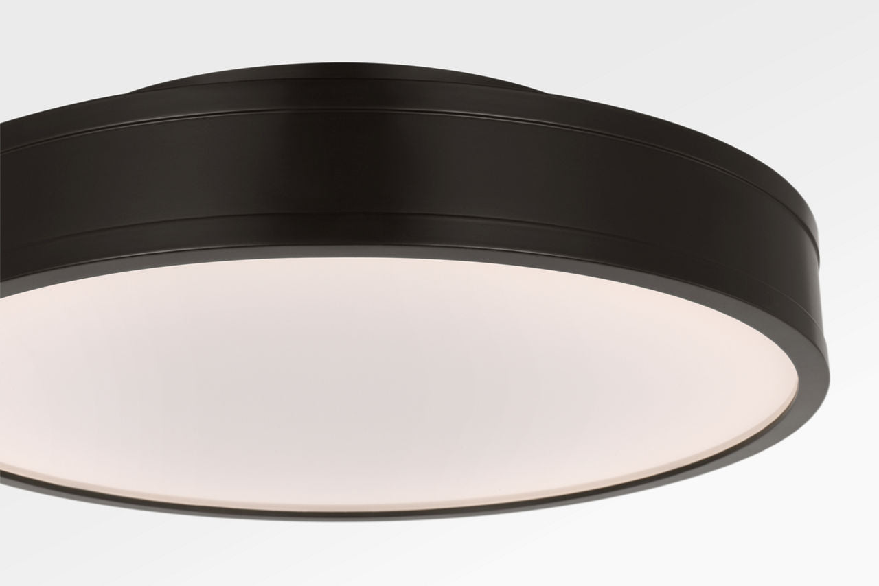 Semi-plafonnier DEL | Aged Iron | Dupont