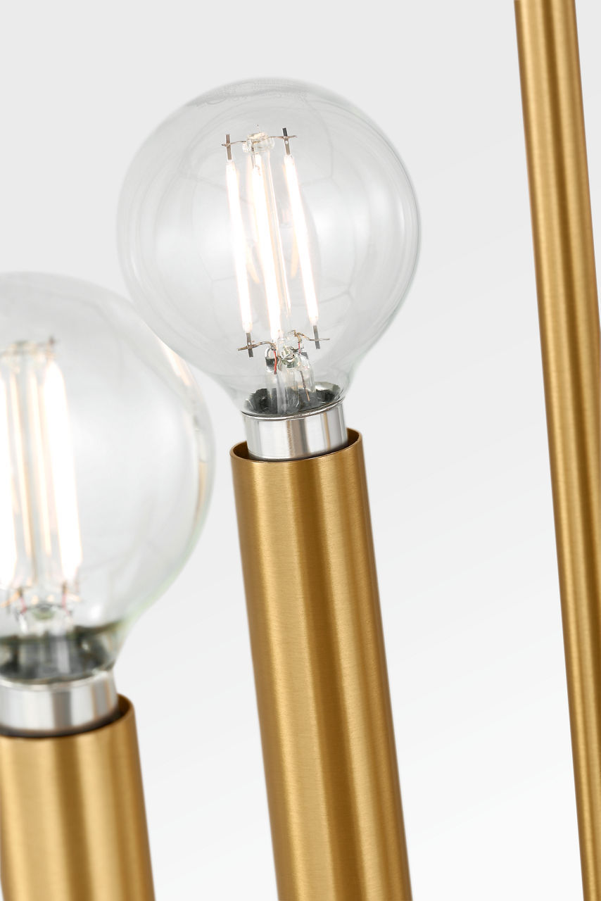 Lanterne 4 lumières | Burnished Brass | Carlyle