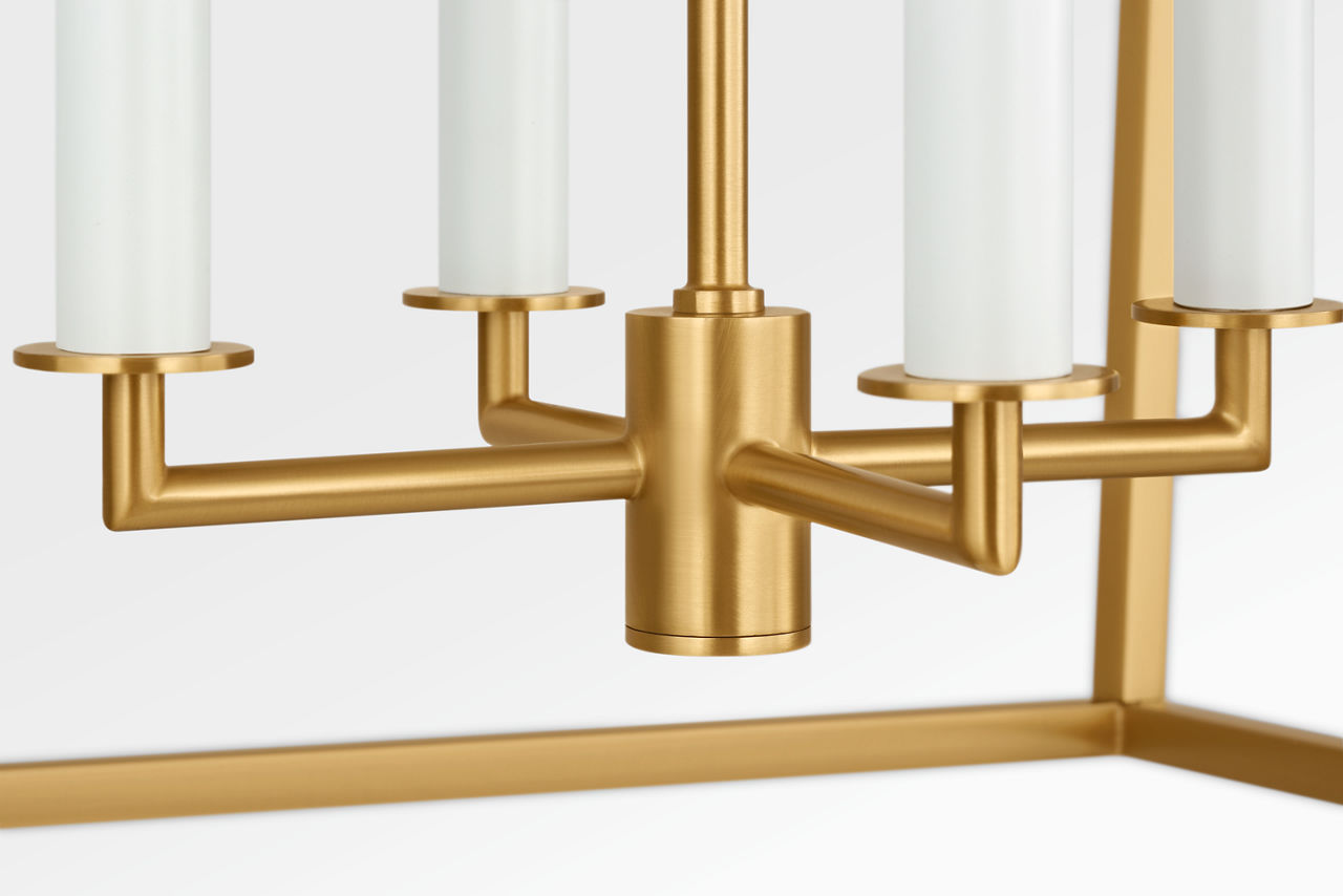 Lanterne 4 lumières | Burnished Brass | Carlyle