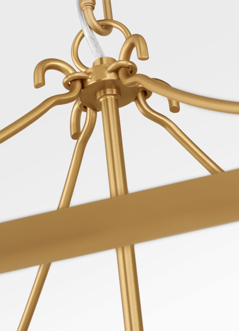 Lanterne 4 lumières | Burnished Brass | Carlyle