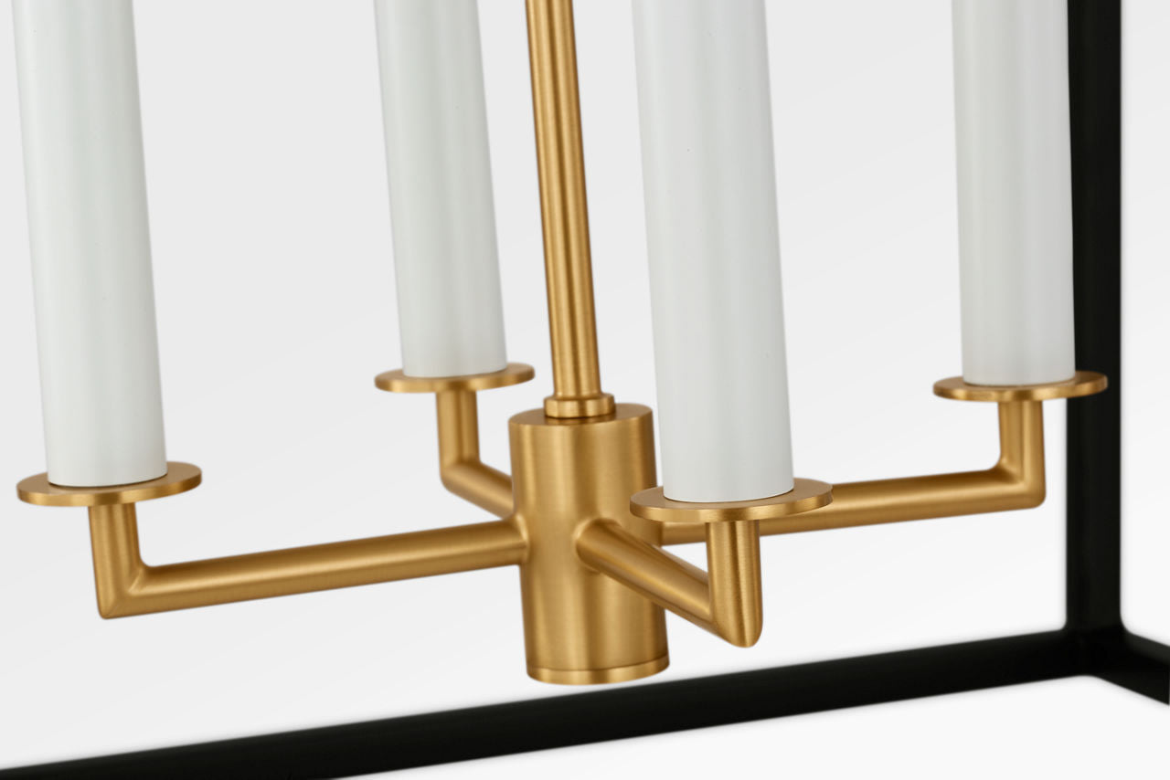 Lanterne 4 lumières | Burnished Brass | Carlyle