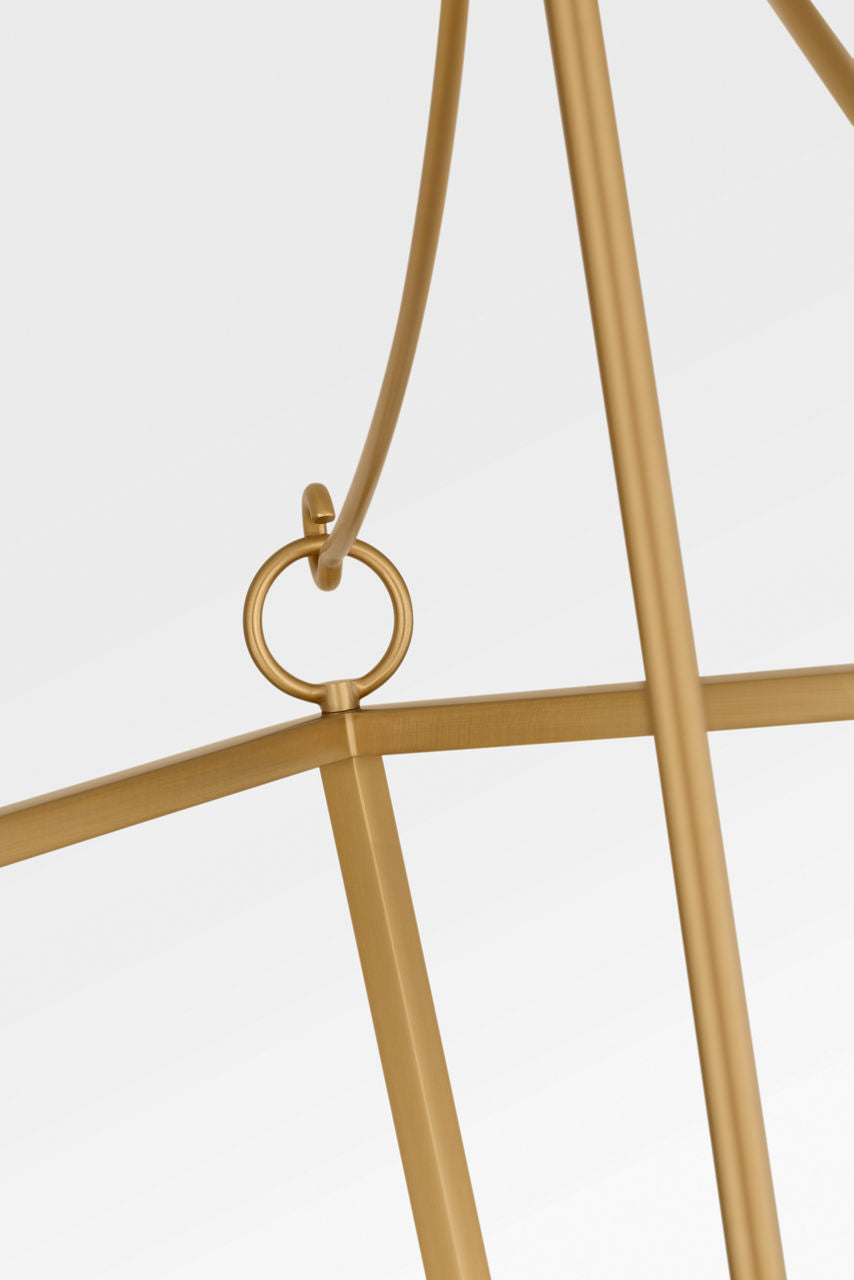 Lanterne 4 lumières | Burnished Brass | Carlyle