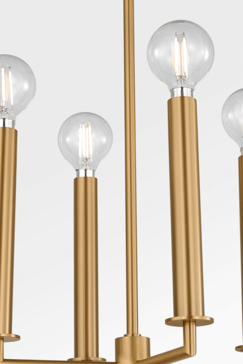 Lanterne 4 lumières | Burnished Brass | Carlyle