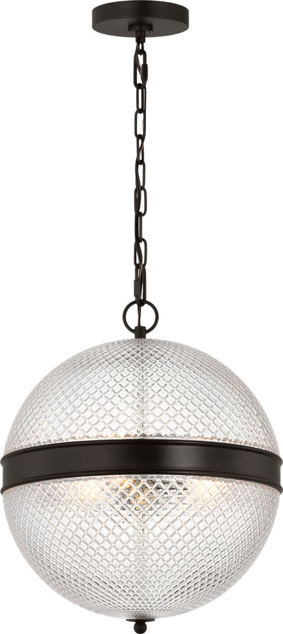 Suspension 3 lumières | Aged Iron | Lucinda