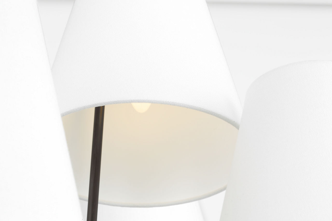 Lustre 12 lumières | Aged Iron | Marina