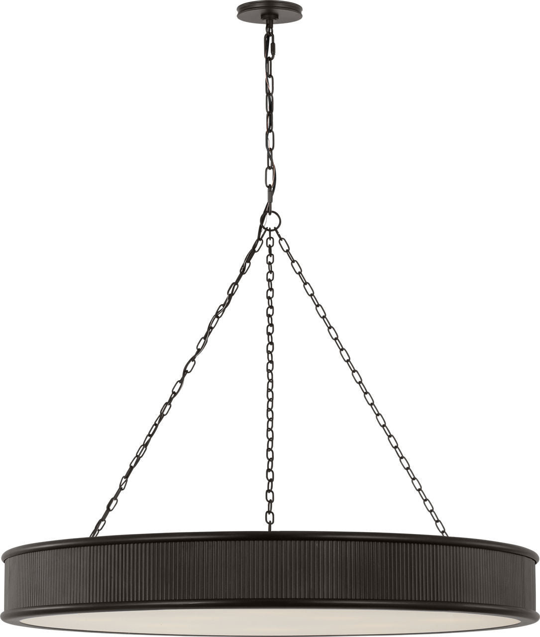 Lustre 10 lumières | Aged Iron | Ritz