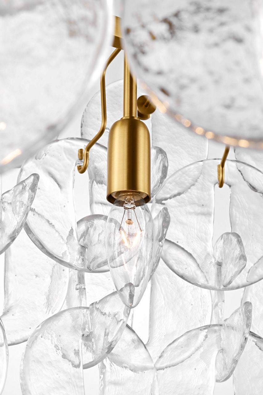 Lustre 5 lumières | Burnished Brass | Candace