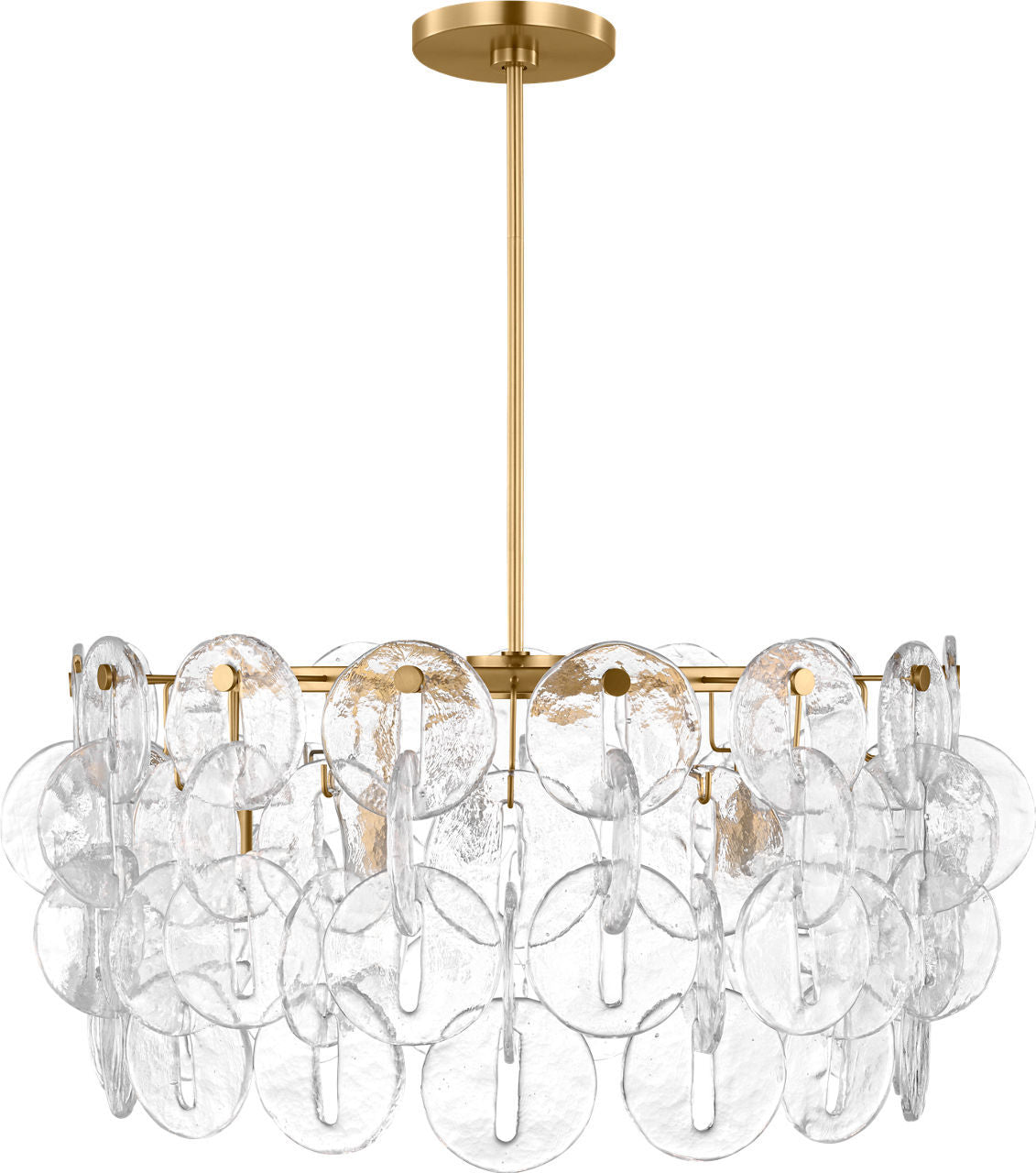 Lustre 5 lumières | Burnished Brass | Candace