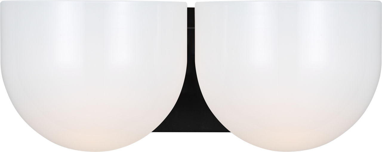 Applique de salle de bain 2 lumières | Aged Iron | Cheverny