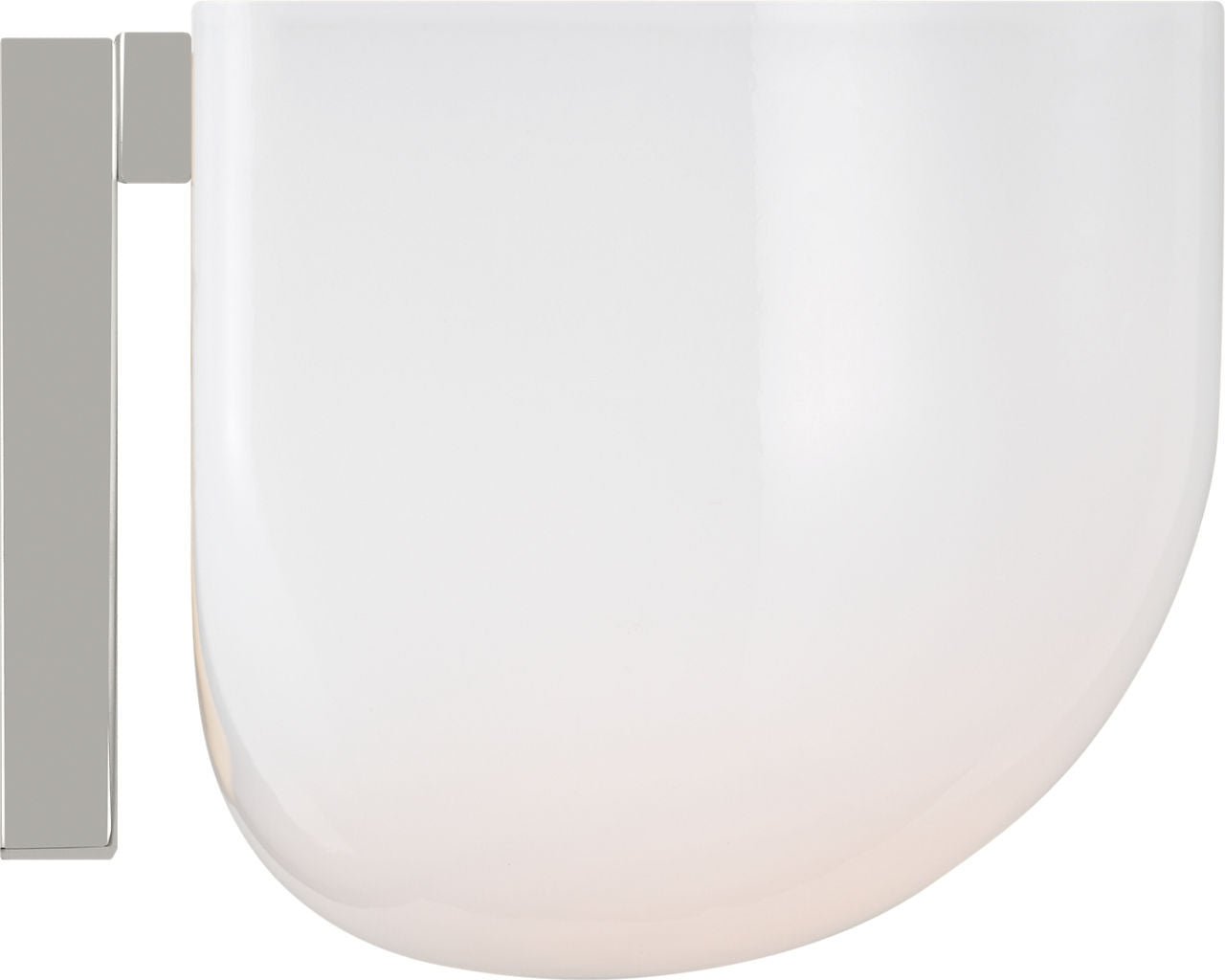 Applique de salle de bain 2 lumières | Polished Nickel | Cheverny