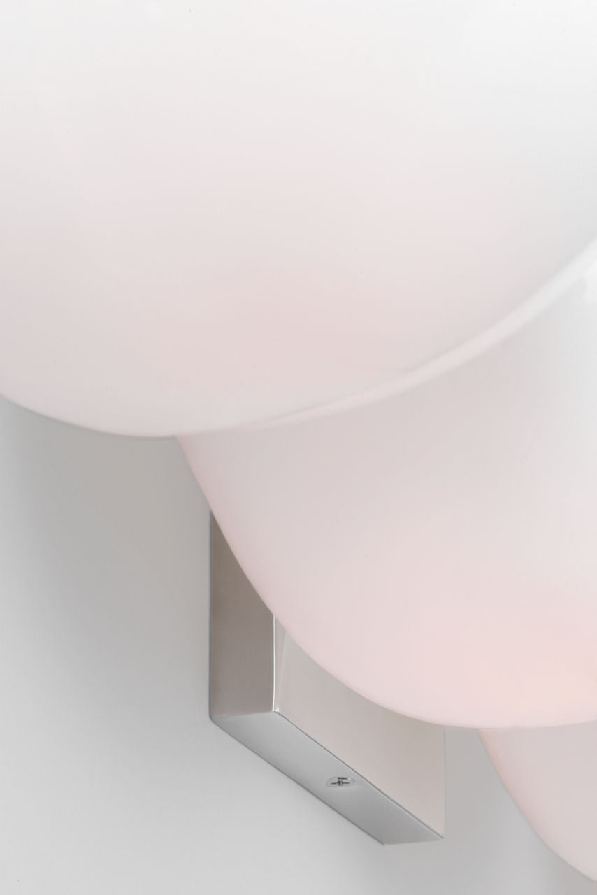Applique de salle de bain 4 lumières | Polished Nickel | Cheverny