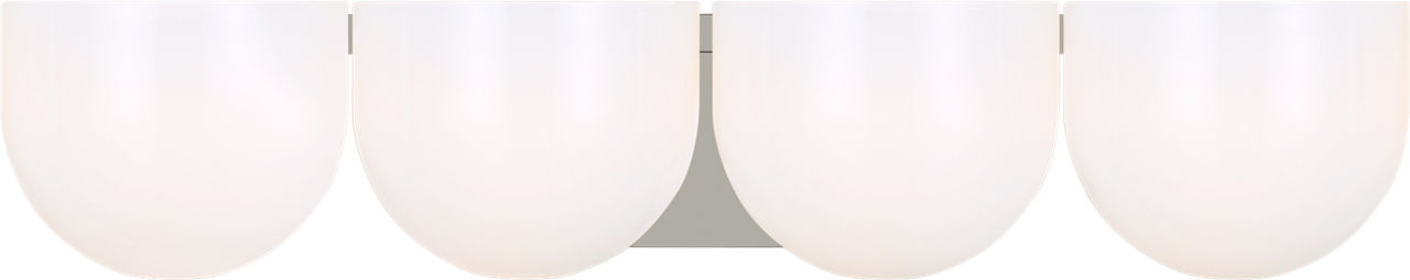 Applique de salle de bain 4 lumières | Polished Nickel | Cheverny