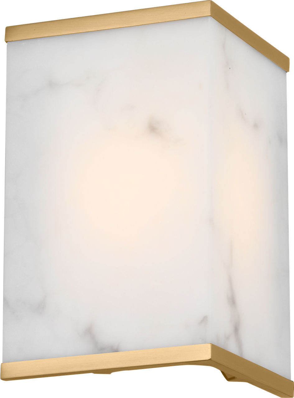 Applique de salle de bain DEL | Burnished Brass | Cleor