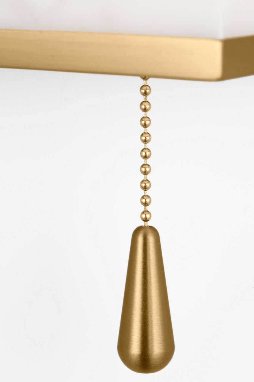 Applique de salle de bain DEL | Burnished Brass | Cleor