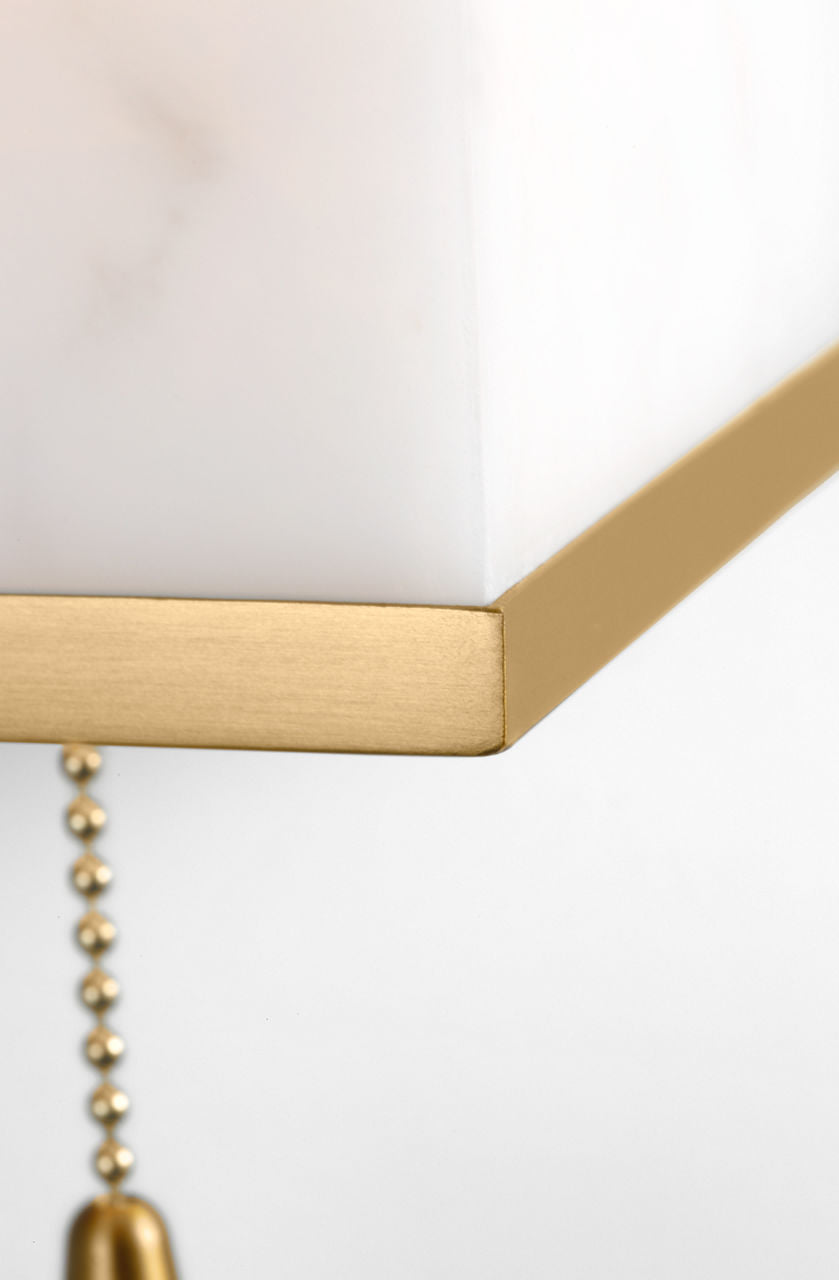 Applique de salle de bain DEL | Burnished Brass | Cleor