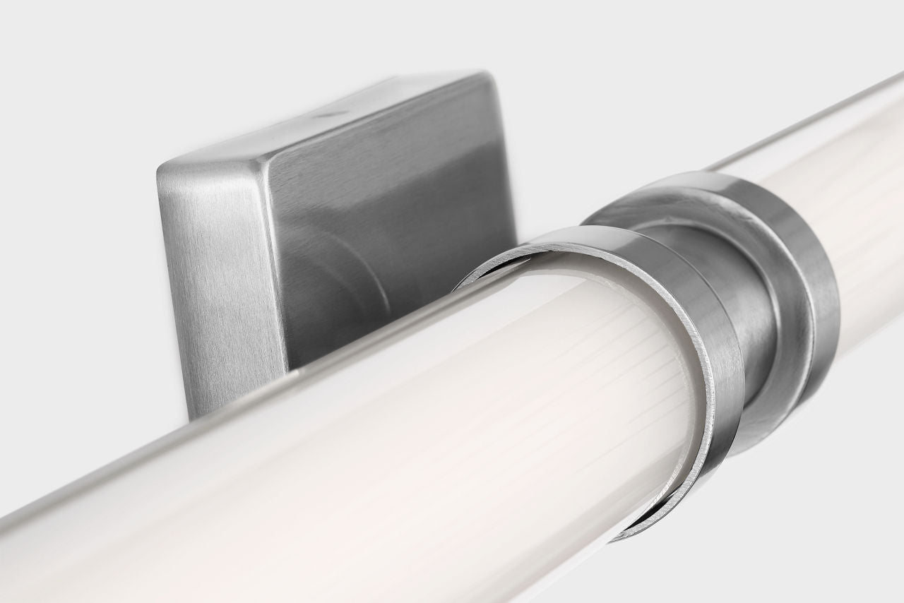 Applique de salle de bain DEL | Brushed Nickel | Kiel