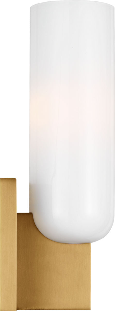 Applique de salle de bain 1 lumière | Burnished Brass | Maroux