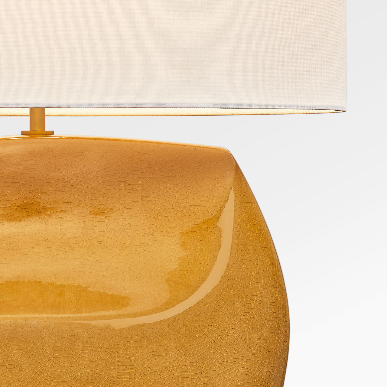 Lampe de table 1 lumière | Cracked Honey | Pente