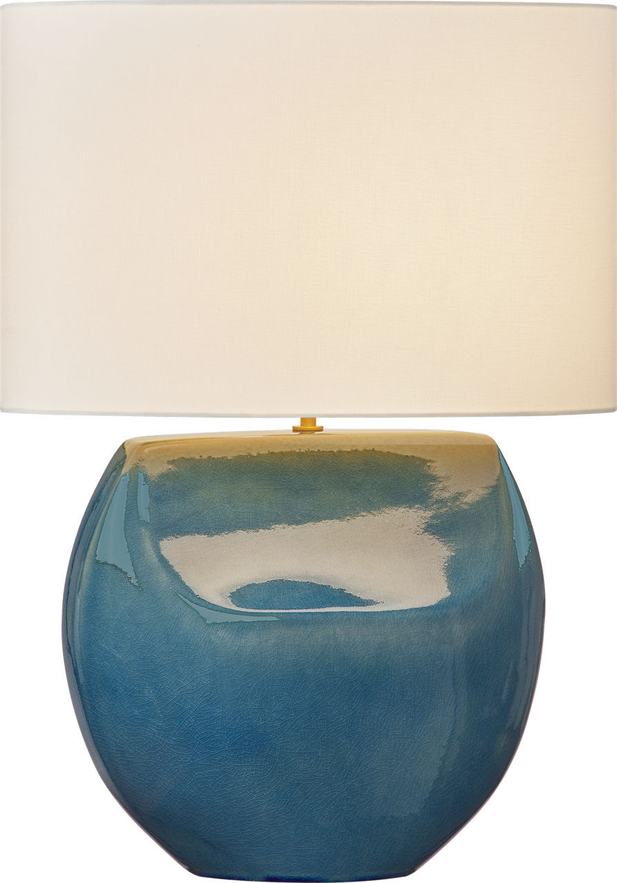 Lampe de table 1 lumière | Deep Ocean Crackle | Pente