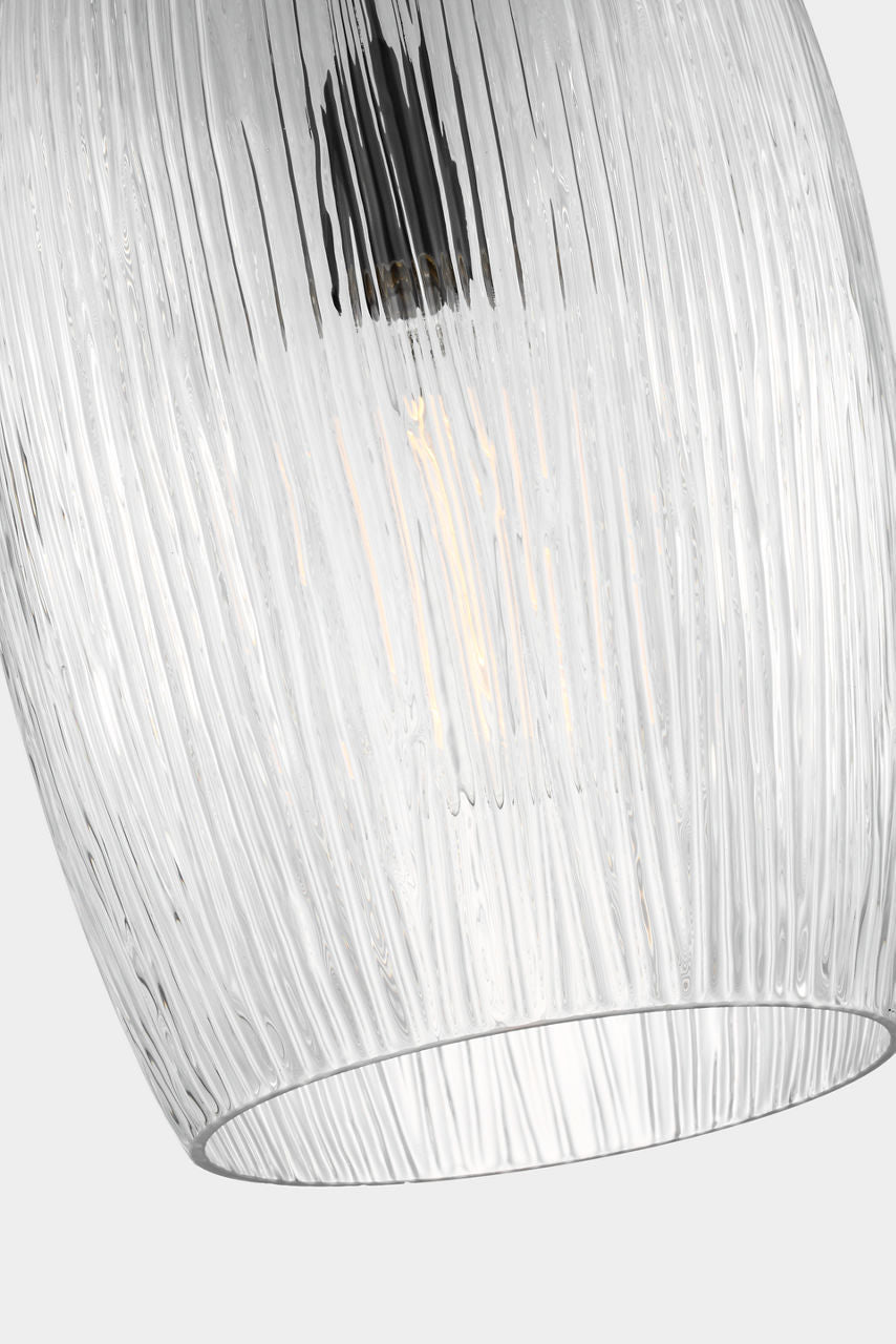 Suspension 1 lumière | Aged Iron | Serafina