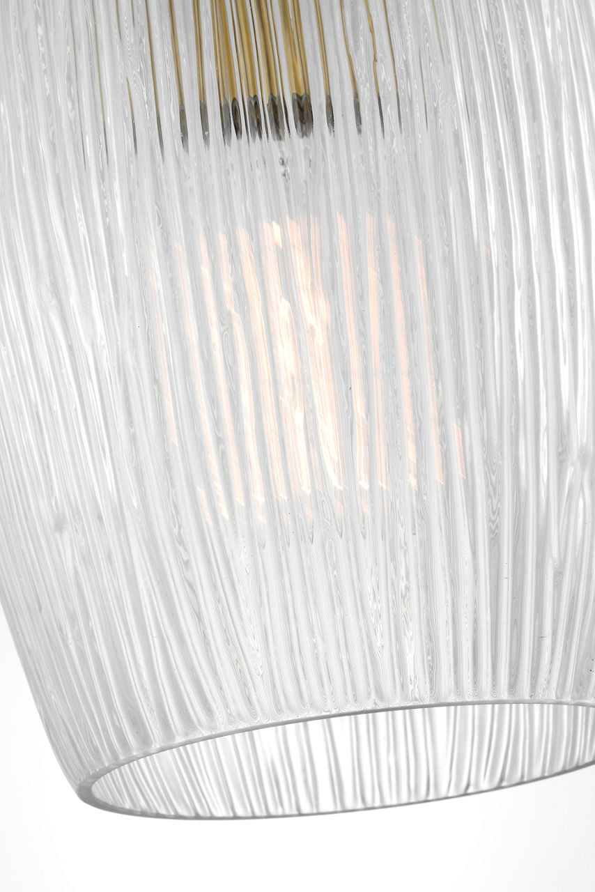 Suspension 1 lumière | Burnished Brass | Serafina