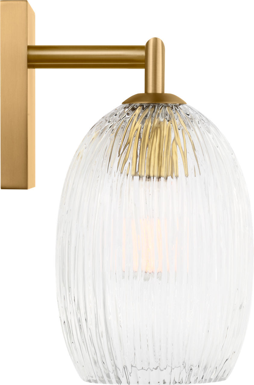 Applique de salle de bain 2 lumières | Burnished Brass | Serafina