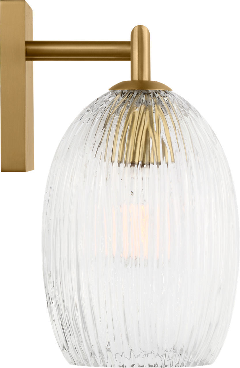 Applique de salle de bain 3 lumières | Burnished Brass | Serafina