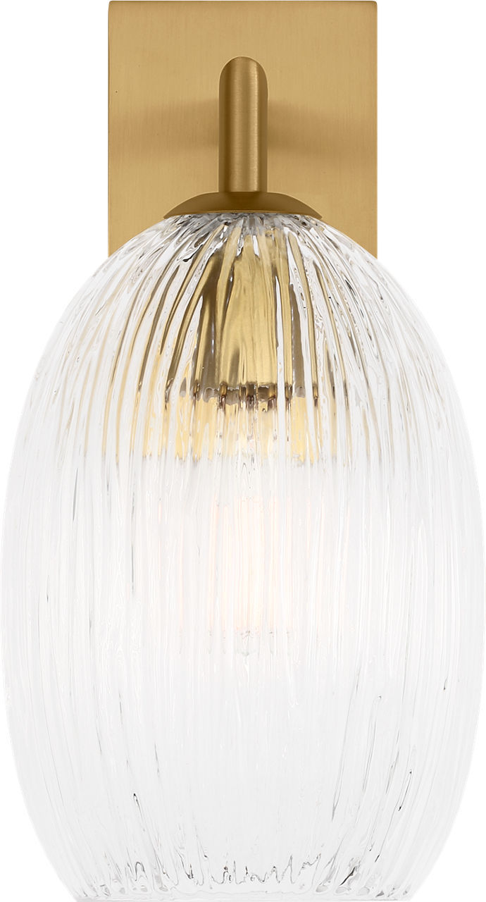 Applique murale 1 lumière | Burnished Brass | Serafina