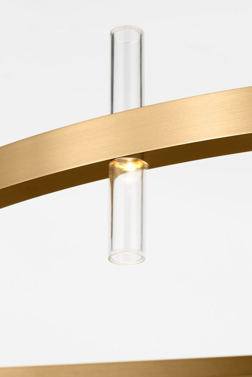 Lustre DEL | Burnished Brass | Silas