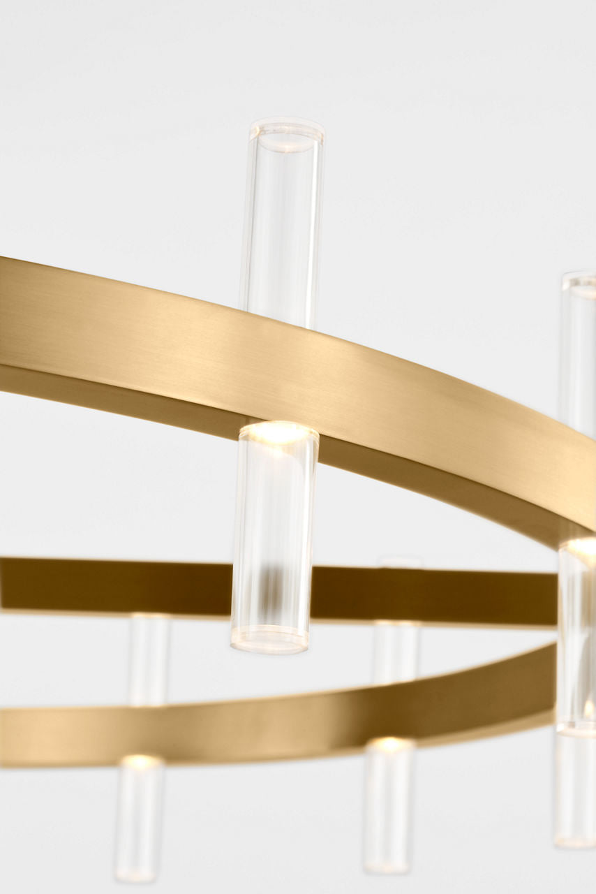 Lustre DEL | Burnished Brass | Silas