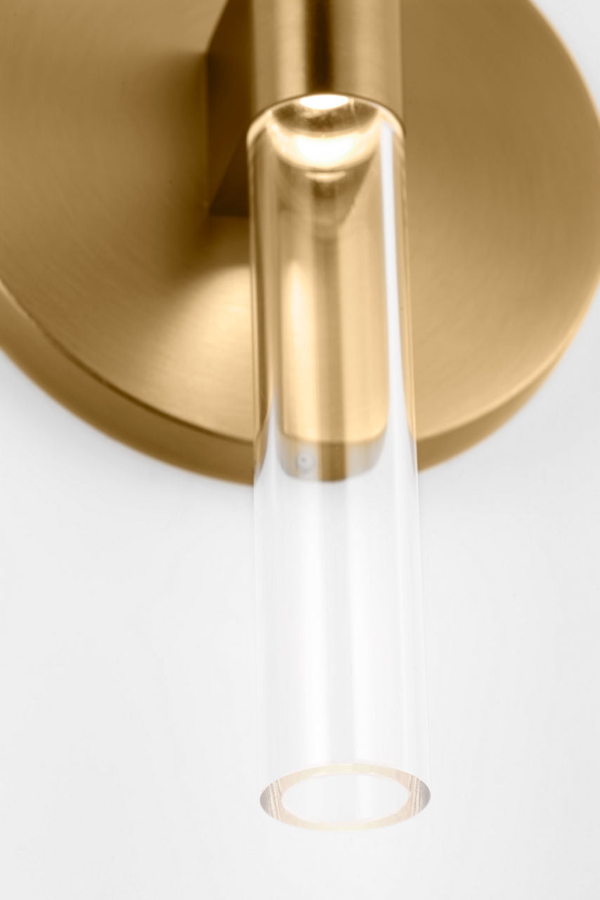 Applique murale DEL | Burnished Brass | Silas