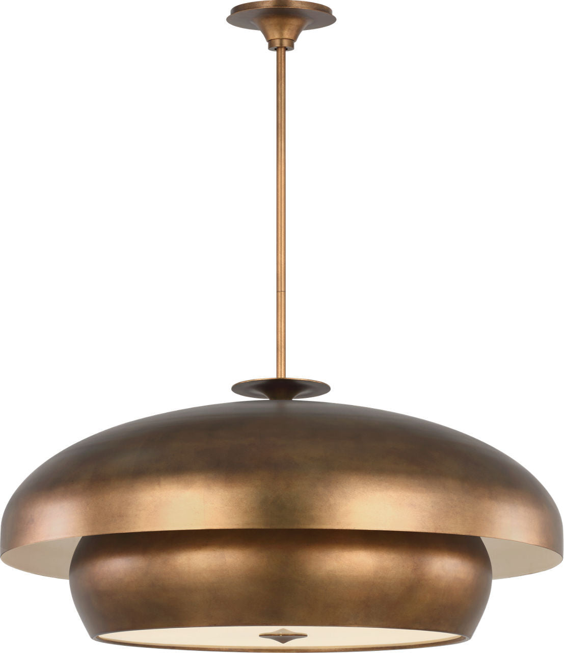 Lustre 10 lumières | Vintage Gild | Solene