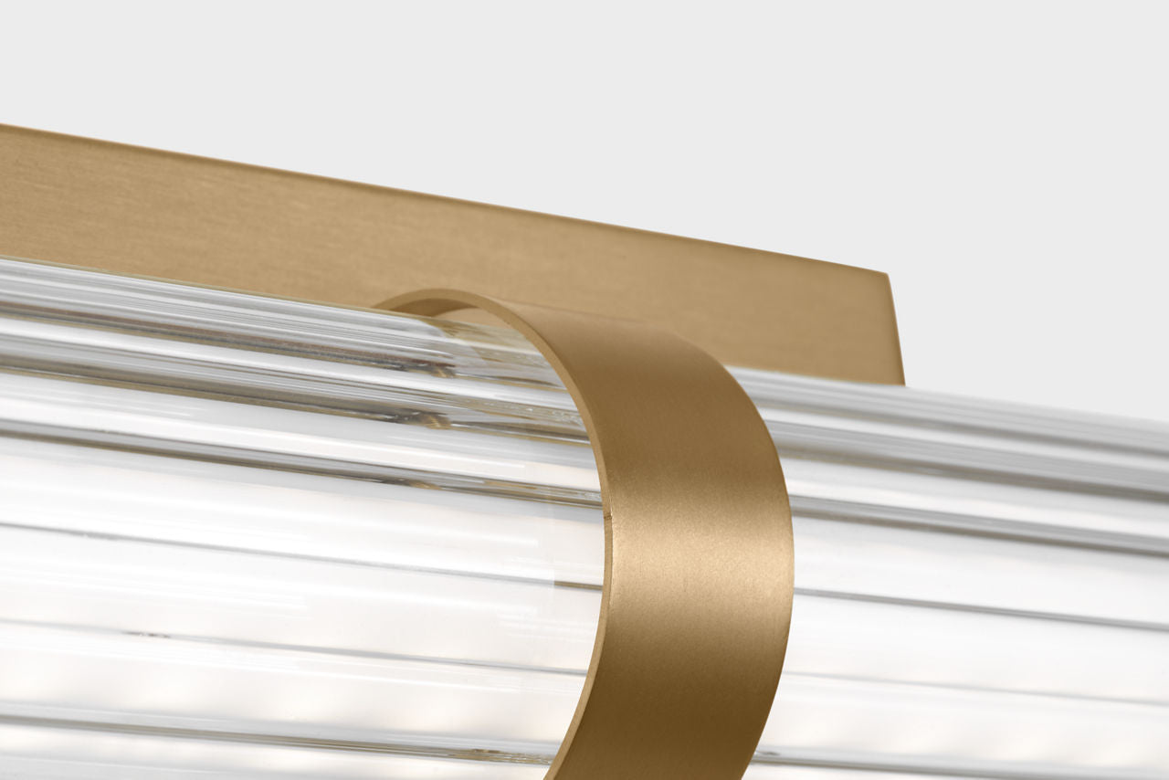 Applique de salle de bain DEL | Satin Brass | Syden
