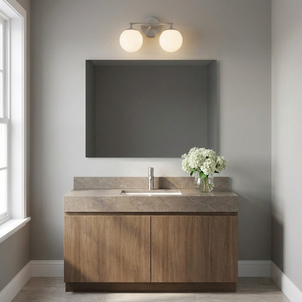 Applique de vanité 2 lumières | Nube