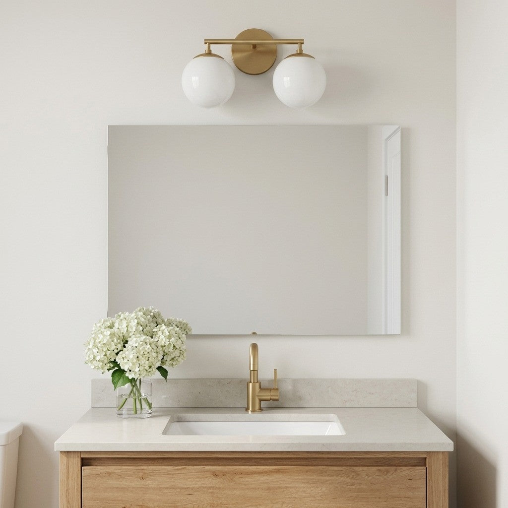 Applique de vanité 2 lumières | Nube