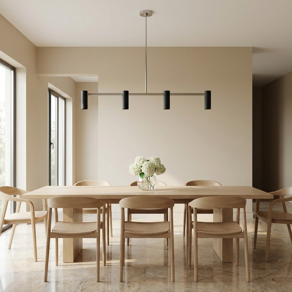 Lustre linéaire 4 lumières | Zentro